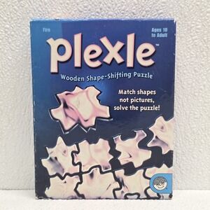 Fire Plexle Wooden Shape-Shifting Puzzle 2008 MindWare Complete